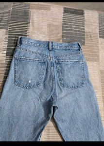 Light Wash Straight Leg Jeans