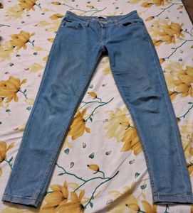 Classic Light Wash Denim Jeans