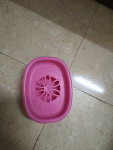Pink Flower Soap Dish