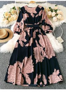 Elegant Floral Maxi Dress