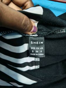 Urgent sell✅ Stylish Striped &amp; Black Top