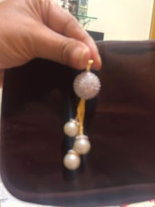 Elegant Pearl &amp; Crystal Dangle Set