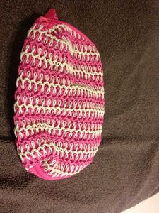 Pink benefit makeup or travel pouch