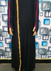 Elegant Black Abaya Burqa Latest Designer Pc