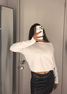 🖤H&M Leather Black mini skirt🖤