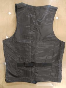Classic Black Formal Vest Medium Size