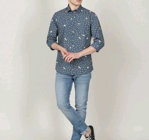 Crocodile Men's Stylish Printed Shirt