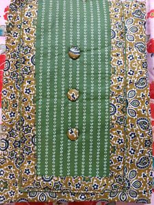 Elegant Printed Kurta Set with Dupatta(unstitched)
