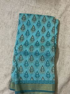 Leaf Print Saree