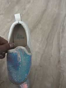 Sparkly Sequin Slip-On Shoes