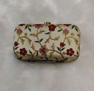 Beautiful Embroidered Clutch Bag