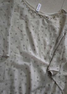 Elegant Pearl Embellished Top
