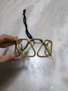 Geometric Gold Choker Necklace