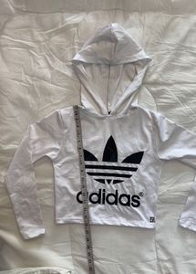 Adidas Cropped women's sports Hoodie