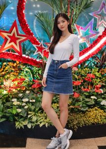 Denim Mini Skirt