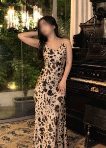 Leopard Print Slip Dress