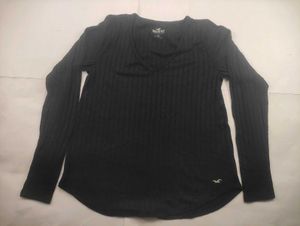 Hollister Ribbed Long Sleeve Top