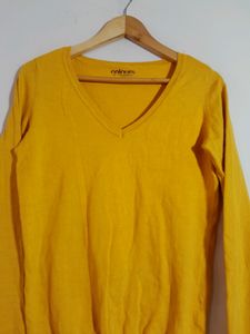 Yellow Plain Sweatshirt(women's)