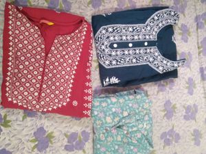 1500rs Only_Combo 3 Daily Wear Kurta Set