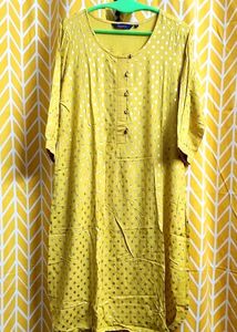 Fusion Yellow Printed Top
