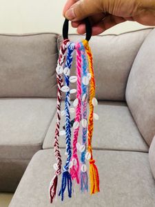 Bohemian Hair Ties with Shells