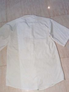 Zara Men's White super baggy Shirt