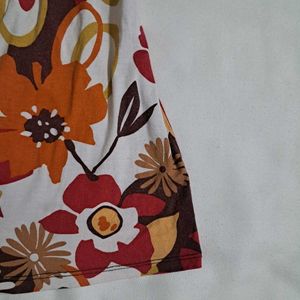Y2k Vintage 2000s Retro Floral V-Neck Babydoll Top