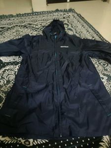 Men's Navy Hooded Lightweight Jacket