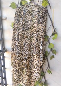 Leopard Print Kimono Cover-Up