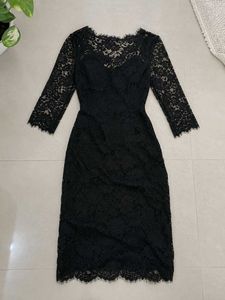 Elegant Black Lace Dress🕸️
