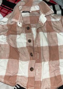 Cute Pink Plaid Shacket