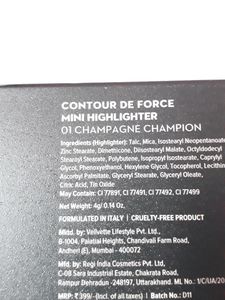 Sugar Contour De Force Mini Highlighter - 01 Champ