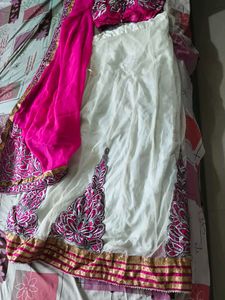 Pink Embroidered Lehenga Choli Size S to