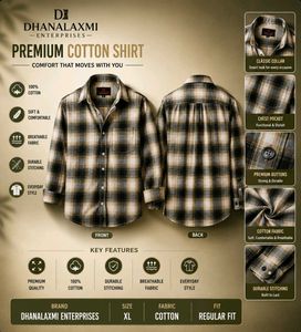 Premium Cotton Plaid Shirt