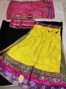 Vibrant Yellow Lehenga Choli Set