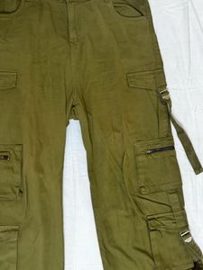 Olive Green Cargo Pants