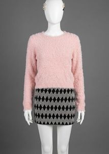 Cute Pink Fuzzy Sweater