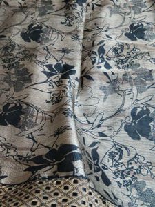 Elegant Floral Print Saree