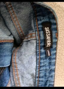 Distressed Denim Shorts