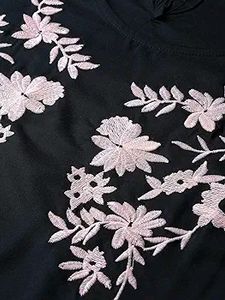 Black Embrioded Top