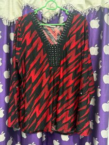 red coord set