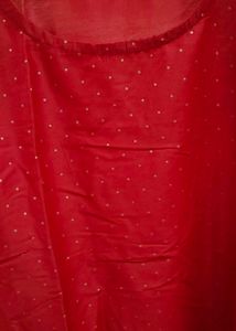 Rangmanch Red Kurta Set with Embellishments
