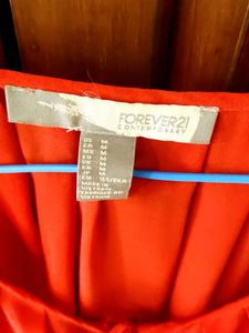 Forever 21 Brand Bright Orange Top