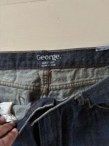 George vintage heavyweight Raw bootcut denim