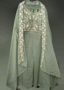Green 💚shrug indo wester dress top plazzo party