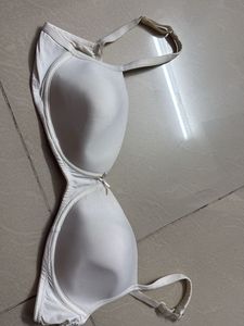 White Padded Bra