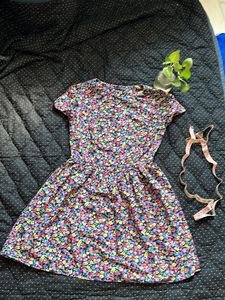 SALE!! A Multicoloured Dress For Party Or Casual