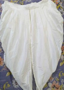 Ethnic Readymade White Colour Dhoti