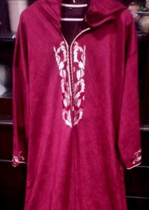 Arebian Velvet Hoodie Mexi