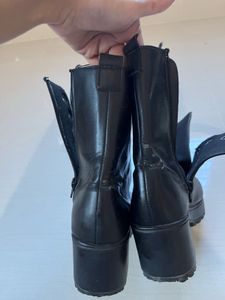 Chunky Black Combat Boots